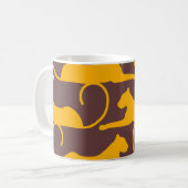 Mug Ornement traditionnel. Patter doré classique (Devant gauche)