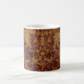 Mug Ornement vintage, texture rococo baroque. (Centre)