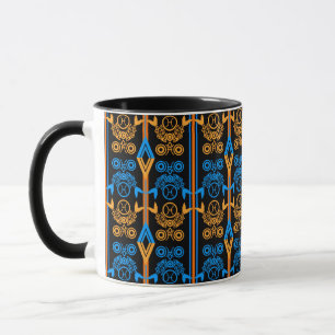 Mug Ornemental rétro marocain arabe vintage sans coutu