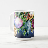 Mug Ornements d'arbre de bijoux (Devant gauche)