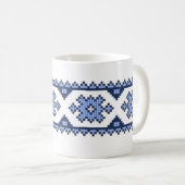 Mug ornements de broderie ukrainiens (Devant droit)