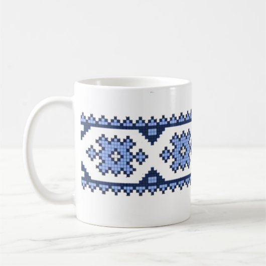 Mug ornements de broderie ukrainiens (Gauche)
