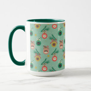 Mug Ornements de chats sur Motif d'arbre