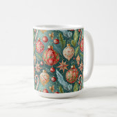 Mug Ornements de fêtes (Devant droit)