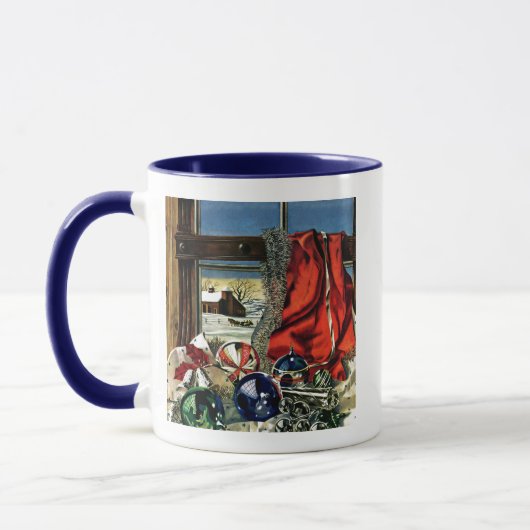 Mug Ornements de Noël (Gauche)