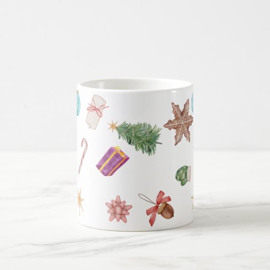 Mug Ornements de Noël (Centre)