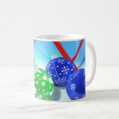 Mug Ornements de Noël (Devant droit)