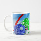 Mug Ornements de Noël (Gauche)