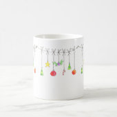 Mug Ornements de Noël Colorés (Centre)
