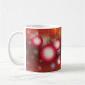 Mug Ornements de Noël étoilés (Gauche)