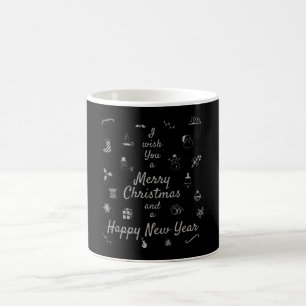 Mug Ornements de Noël Joyeux Noël Joyeux Nouvel An