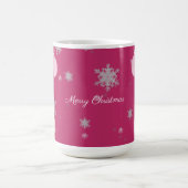 Mug ornements de Noël rose (Centre)
