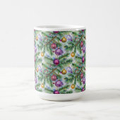 Mug Ornements de sapin de Noël (Centre)