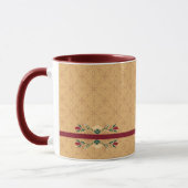 Mug Ornements Fleurs Élégants (Gauche)
