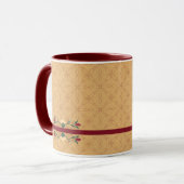 Mug Ornements Fleurs Élégants (Devant gauche)
