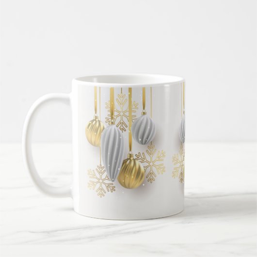Mug Ornements or Noël (Gauche)