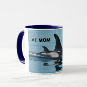 Mug Orque de la maman #1/tasse épaulard (Devant gauche)