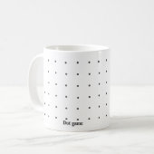 Mug orteil tic de tac de jeu de point (Devant gauche)