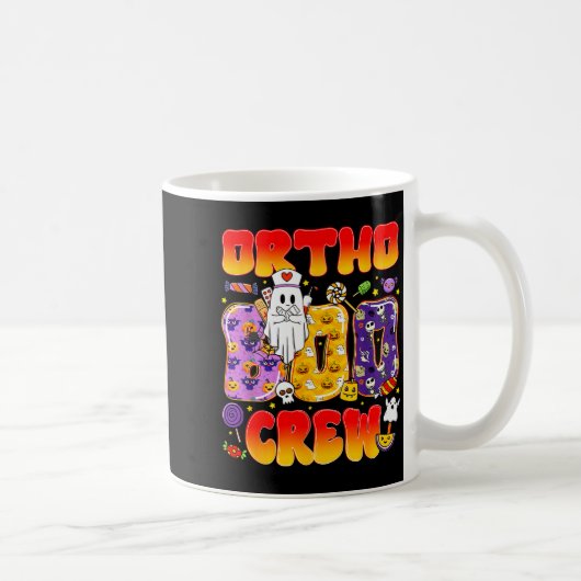 Mug Ortho Boo Crew Ortho Nurse Funny Halloween (Droite)