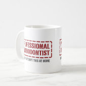 Mug Orthodontiste professionnel (Devant gauche)