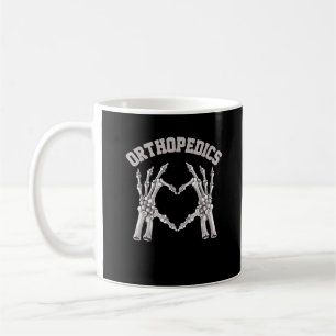 Mug Orthopédie Squelette Coeur main Ortho Infirmière R