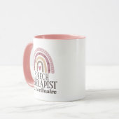 Mug orthophoniste Boho Rainbow (Devant gauche)