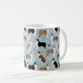 Mug Os de berger australiens et boules de café (Devant droit)