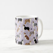Mug Os de berger australiens et boules de café (Devant droit)