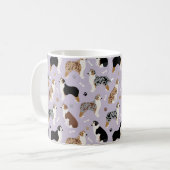 Mug Os de berger australiens et boules de café (Devant gauche)