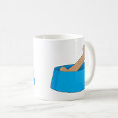 Mug Os de chien dans la cuvette (Devant droit)