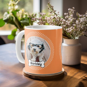 Mug Os de chien et Poka Dot Animaux de compagnie cadre