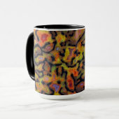 Mug Os de dinosaure pétrifié orange (Devant gauche)