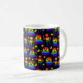 Mug 🦇🌈 Os et Étoiles Arc-en-Ciel  (Devant droit)