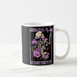 Mug Os sec s'animent Squelette Floral Christian Ha