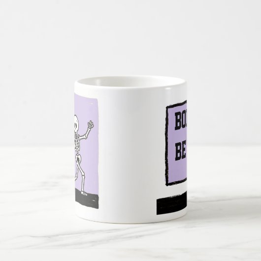 Mug Os squelette drôle danse Halloween (Centre)