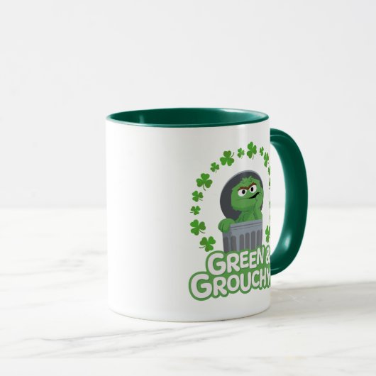 Mug Oscar | Green & Grouchy ! (Devant droit)