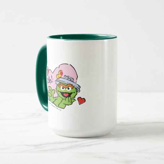 Mug Oscar "I Love Trash" Valentine (Devant gauche)