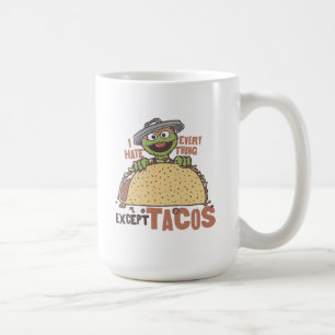 Mug Oscar je déteste tout sauf les tacos