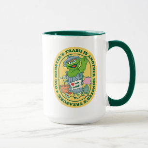 Mug Oscar le Groupement   Insigne au trésor monstre