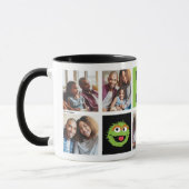 Mug Oscar le Groupement | Meilleur papa photo Collage (Gauche)