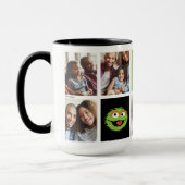 Mug Oscar le Groupement | Meilleur papa photo Collage (Gauche)