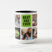Mug Oscar le Groupement | Meilleur papa photo Collage (Centre)