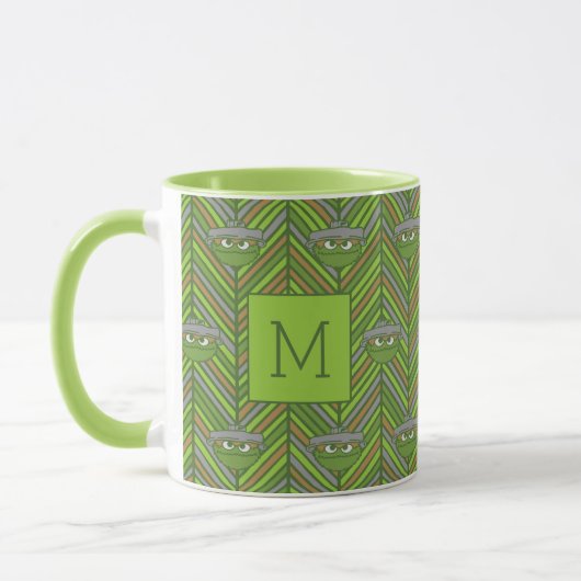 Mug Oscar le Groupement | Motif Throwback des années 8 (Gauche)