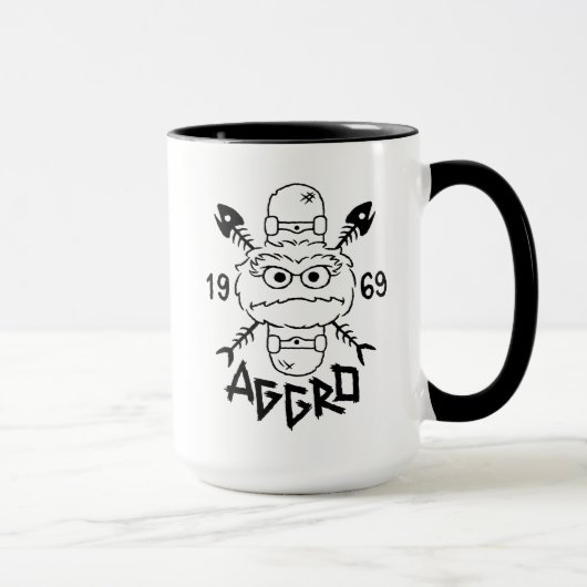 Mug Oscar the Grouch Skate Logo - Aggro 1969 (Droite)