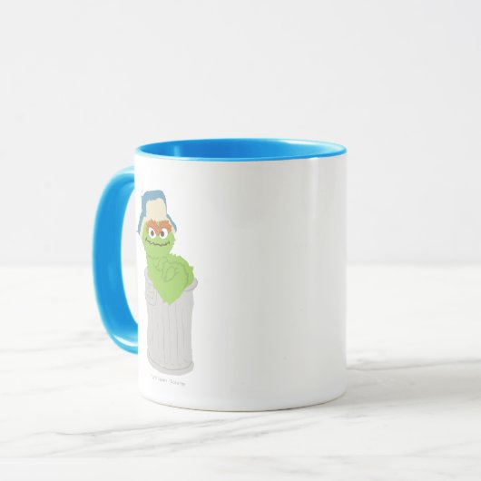 Mug Oscar the Grouch Trash Can Lean (Devant gauche)