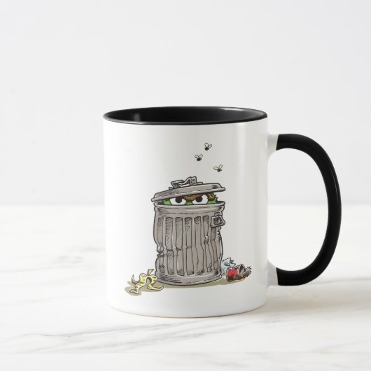Mug Oscar vintage dans poubelle (Droite)