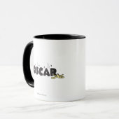 Mug Oscar vintage dans poubelle (Devant gauche)