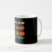 Mug Oser être différent Citrouille Autisme Halloween (Devant droit)