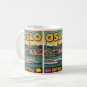Mug Oslo ferries Norvège BD souvenirs et cadeaux (Devant gauche)