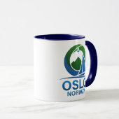 Mug Oslo Norvège Europe (Devant droit)